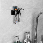Supporto autoadesivo in acrilico per riporre i rasoi in bagno., 1pc, 2pcs