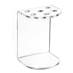 Supporto per riporre e mostrare gli strumenti da barbiere in acrilico a 6 fori, 1pc, 2pcs