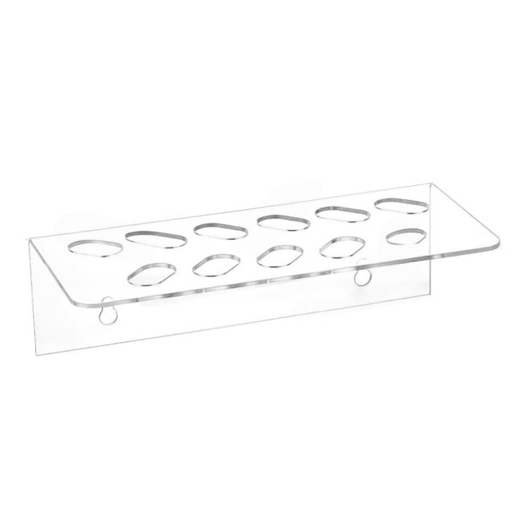 Supporto da parete in acrilico a 11 fori per forbici e strumenti da barbiere, 1pc, 2pcs