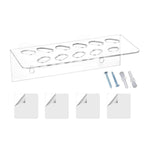 Supporto da parete in acrilico a 11 fori per forbici e strumenti da barbiere, 1pc, 2pcs