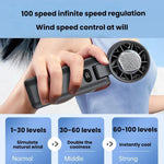 Ventilatore portatile pieghevole WT21 con display batteria