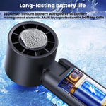 Ventilatore portatile pieghevole WT21 con display batteria