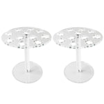 Supporto da parete in acrilico a 11 fori per forbici e strumenti da barbiere, 1pc, 2pcs