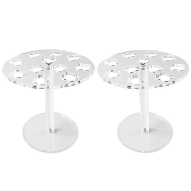 Supporto da parete in acrilico a 11 fori per forbici e strumenti da barbiere, 1pc, 2pcs