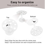 Supporto da parete in acrilico a 11 fori per forbici e strumenti da barbiere, 1pc, 2pcs