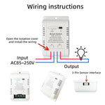 Termostato intelligente DIY-WT-09 da 20 A con interruttore di temperatura, compatibile con Google / Alexa / Yandex Alice / IFTTT, With 1m Temperature Sensor, With 2m Temperature Sensor, Humidity+1m Temperature Humidity Sensor