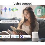 Termostato intelligente DIY-WT-09 da 20 A con interruttore di temperatura, compatibile con Google / Alexa / Yandex Alice / IFTTT, With 1m Temperature Sensor, With 2m Temperature Sensor, Humidity+1m Temperature Humidity Sensor
