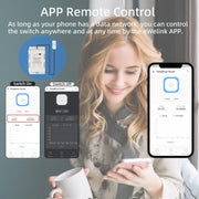 Termostato intelligente DIY-WT-09 da 20 A con interruttore di temperatura, compatibile con Google / Alexa / Yandex Alice / IFTTT, With 1m Temperature Sensor, With 2m Temperature Sensor, Humidity+1m Temperature Humidity Sensor
