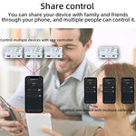 Modulo interruttore a contatto secco con controllo remoto tramite app, compatibile con Graffiti WIFI e tecnologia Wi-Fi, supporta i comandi vocali di Google e Alexa., With 1m Cable, With 2m Cable, Humidity+Integrated 1m Cable