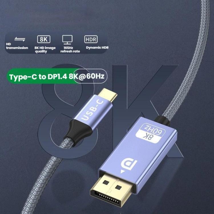 Cavo adattatore Type-C a DisplayPort 1.4 8K 60Hz 1-2m