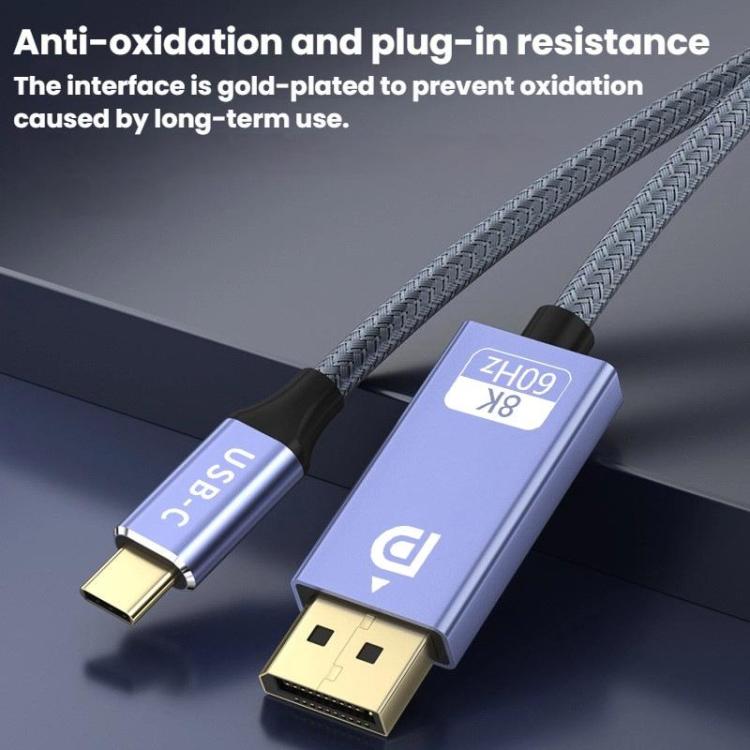 Cavo adattatore Type-C a DisplayPort 1.4 8K 60Hz 1-2m