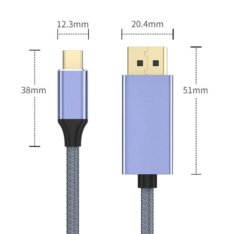 Cavo adattatore Type-C a DisplayPort 1.4 8K 60Hz 1-2m