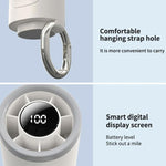 Ventilatore portatile WT23 con display digitale e velocità variab