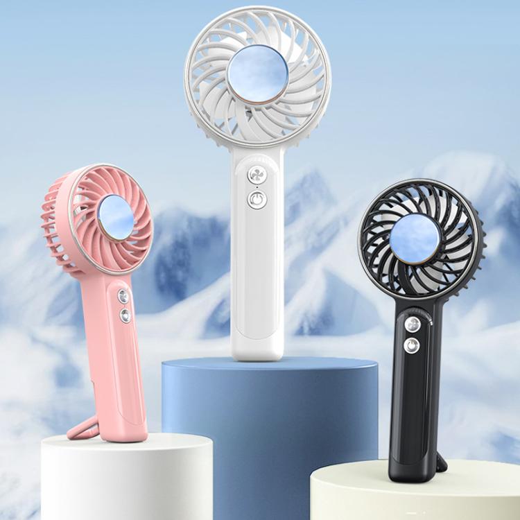 Ventilatore portatile WT25 con clip per cordino, USB, silenzioso, ricaricabile, da tavolo.