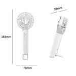 Ventilatore portatile WT25 con clip per cordino, USB, silenzioso, ricaricabile, da tavolo.