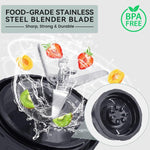 Accessori per frullatori Ninja BL480/BL482/BL642/BL682/NN102, 7-leaf Blade Holder + 2 Sealing Rings + Hook