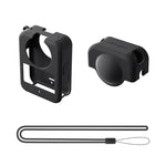 Set cover in silicone per fotocamera DJI Osmo 360 con copriobiett