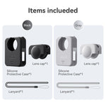 Set cover in silicone per fotocamera DJI Osmo 360 con copriobiett
