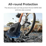 Set cover in silicone per fotocamera DJI Osmo 360 con copriobiett