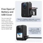 Set cover in silicone per fotocamera DJI Osmo 360 con copriobiett