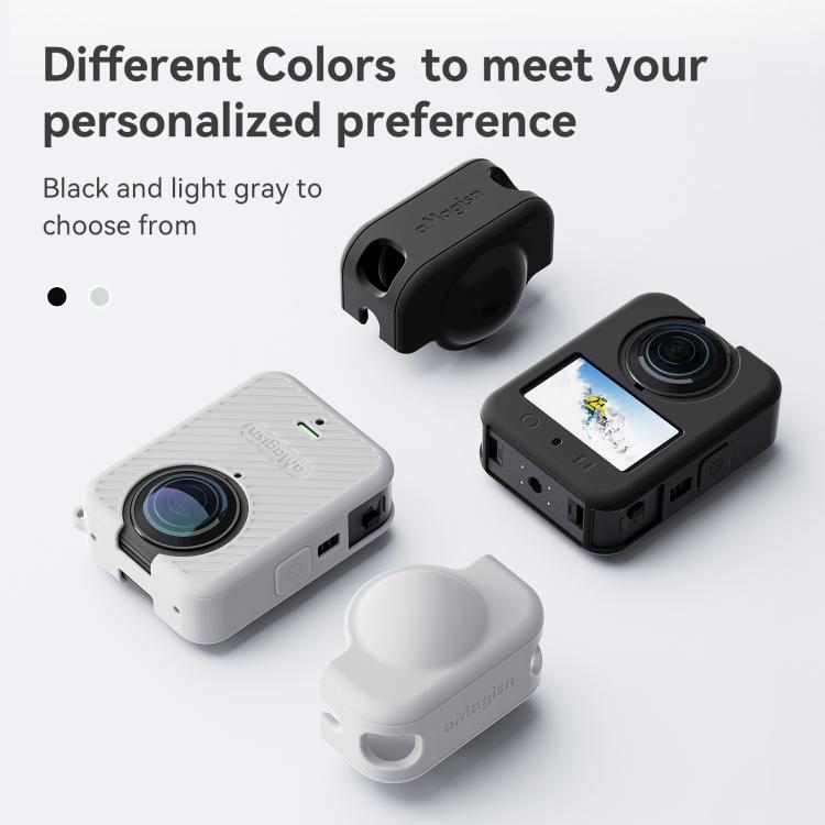 Set cover in silicone per fotocamera DJI Osmo 360 con copriobiett