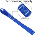 Cinghie di fissaggio multiuso intrecciate per bagagli, ideali per ATV e motociclette., 2.5 x 20.5cm (Blue), 2.5 x 30.5cm (Blue), 2.5 x 40.5cm (Blue), 2.5 x 20.5cm (Black), 2.5 x 30.5cm (Black), 2.5 x 40.5cm (Black), 2.5 x 20.5cm (Orange)               ...