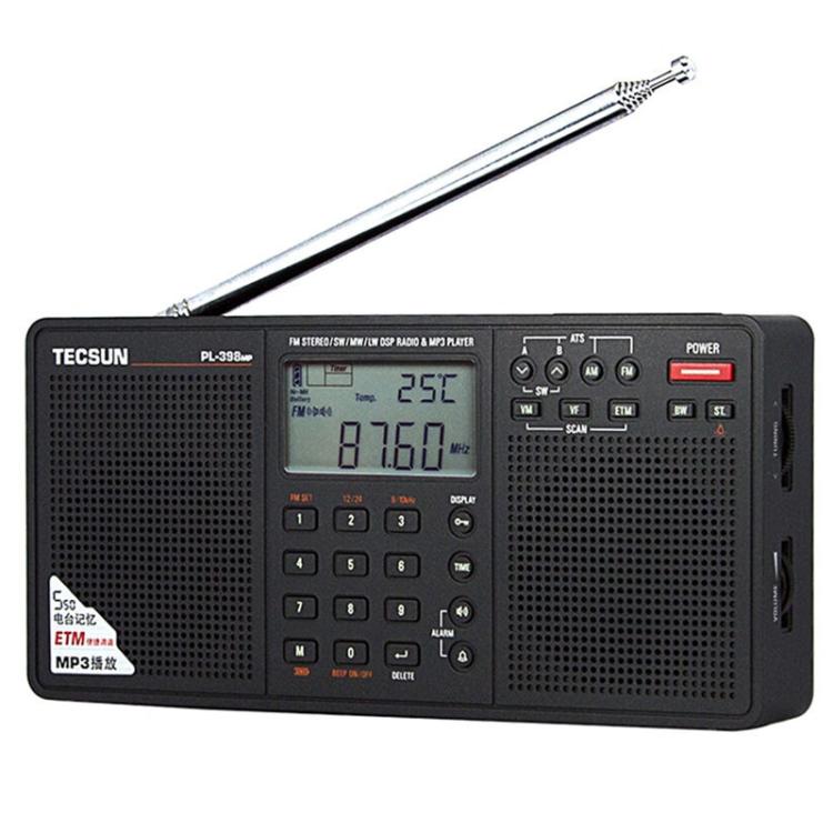 Radio portatile TECSUN PL-398MP con sintonizzazione digitale
