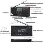 Radio portatile TECSUN PL-398MP con sintonizzazione digitale