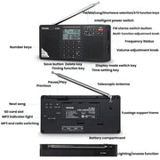 Radio portatile TECSUN PL-398MP con sintonizzazione digitale
