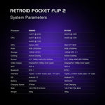 Retroid Pocket Flip 2 console gioco Android 13 5,5" AMOLED