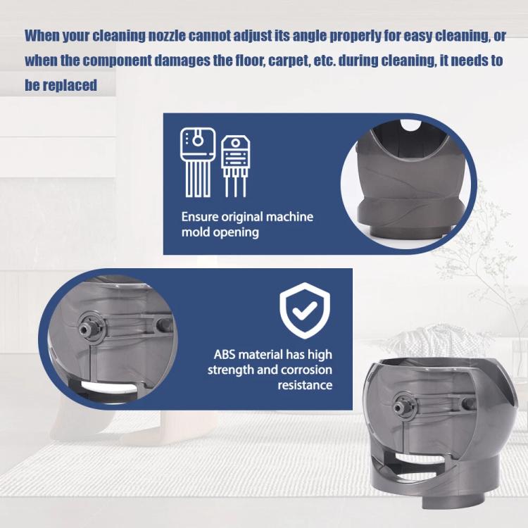 Ricambi per connettore a V-Ball per spazzola aspirapolvere Dyson V15/V11/V10/G5 da 100 W ad alta coppia., Connector, Connector+V-Ball Wheel Side