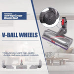 Ricambi per connettore a V-Ball per spazzola aspirapolvere Dyson V15/V11/V10/G5 da 100 W ad alta coppia., Connector, Connector+V-Ball Wheel Side