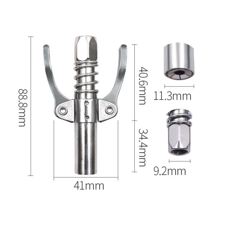 Pinze elettriche/pneumatiche per auto Ugelli per grasso ad alta pressione, Double-handle Nozzle