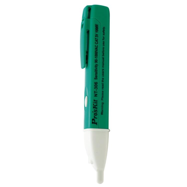 Penna tester elettrica portatile senza contatto con LED, strumento per testare i cavi a massa zero, ProsKit NT-306