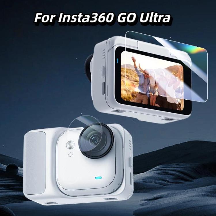 Kit protezione vetro temperato e idrogel per Insta360 GO Ultra