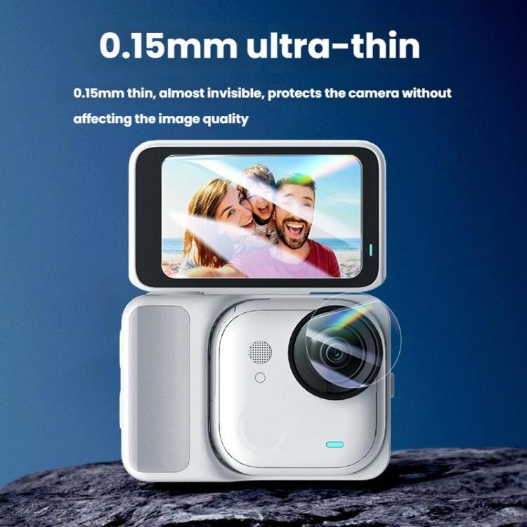 Kit protezione vetro temperato e idrogel per Insta360 GO Ultra
