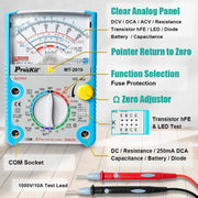 Multimetro analogico a 24 gamme, meccanico, ad alta precisione, universale., ProsKit MT-2019
