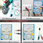 Multimetro analogico a 24 gamme, meccanico, ad alta precisione, universale., ProsKit MT-2019