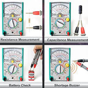 Multimetro analogico a 26 gamme, a prova di errore di funzionamento, resistente al surriscaldamento, misuratore elettrico, ProsKit MT-2017N