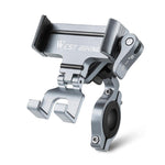 Supporto per cellulare da bicicletta WEST BIKING in lega di alluminio, supporto per navigatore per bici da strada/mountain bike., Handlebar Black, Handlebar Silver, Handlebar Red, Stem Black, Stem Silver, Stem Red