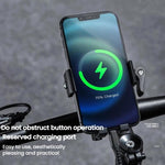 Supporto per cellulare da bicicletta WEST BIKING in lega di alluminio, supporto per navigatore per bici da strada/mountain bike., Handlebar Black, Handlebar Silver, Handlebar Red, Stem Black, Stem Silver, Stem Red