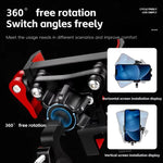 Supporto per cellulare da bicicletta WEST BIKING in lega di alluminio, supporto per navigatore per bici da strada/mountain bike., Handlebar Black, Handlebar Silver, Handlebar Red, Stem Black, Stem Silver, Stem Red
