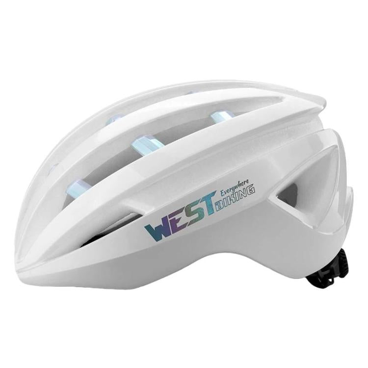 Casco da ciclismo outdoor WEST BIKING per uomo e donna, casco di sicurezza per mountain bike/bici da strada., 58-61cm