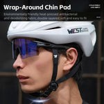 Casco da ciclismo outdoor WEST BIKING per uomo e donna, casco di sicurezza per mountain bike/bici da strada., 58-61cm
