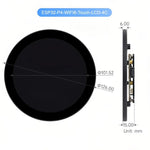 Scheda di sviluppo WAVESHARE 31523 ESP32-P4 con schermo LCD circolare tattile, ESP32-P4-WIFI6-Touch-LCD-4C