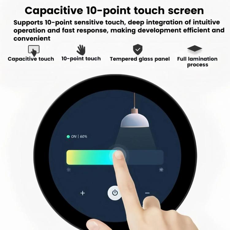 Scheda di sviluppo WAVESHARE 31523 ESP32-P4 con schermo LCD circolare tattile, ESP32-P4-WIFI6-Touch-LCD-4C
