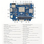 Scheda di sviluppo WAVESHARE 31523 ESP32-P4 con schermo LCD circolare tattile, ESP32-P4-WIFI6-Touch-LCD-4C