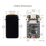 Scheda di sviluppo Waveshare ESP32-C3 con display LCD da 1,47 pollici e processore single-core RISC-V a 32 bit., Unsoldered Headers, Soldered Black Headers