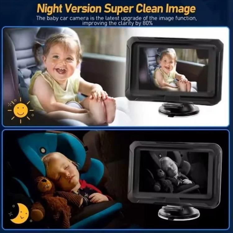 Monitor per auto per bambini da 4,3 pollici HD 1080P, With USB