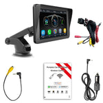 Schermo touch HD da 7 pollici + immagine di retromarcia HD a 8 luci, lettore MP5 per auto con CarPlay wireless, X5300 With 8-light Camera